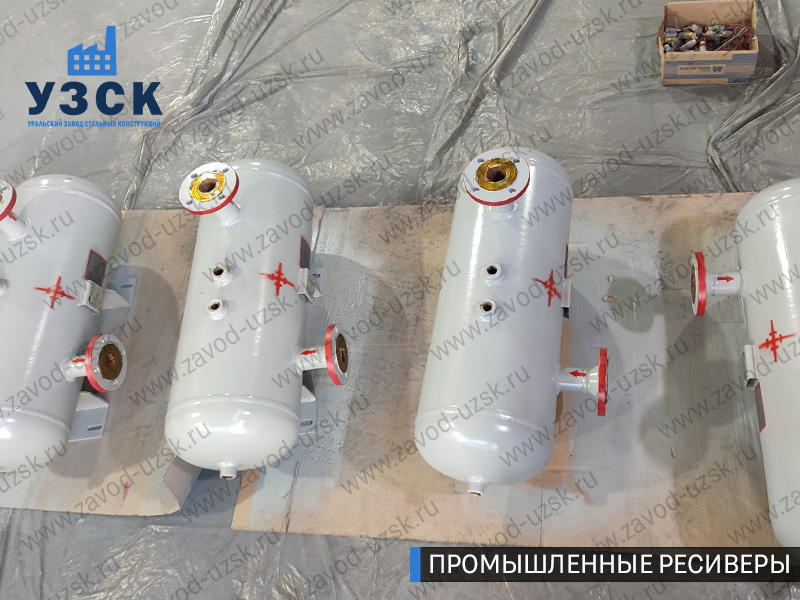 фотография емкостных ресиверов газа Елец